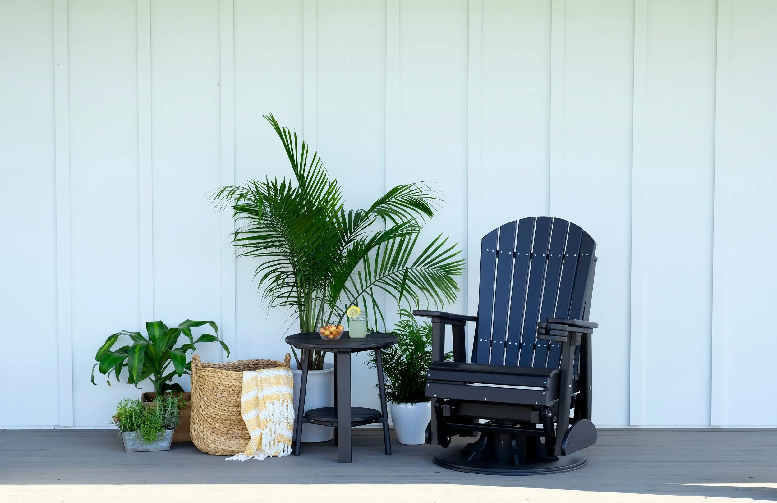 2' Swivel Adirondack Poly Glider (Black).jpg