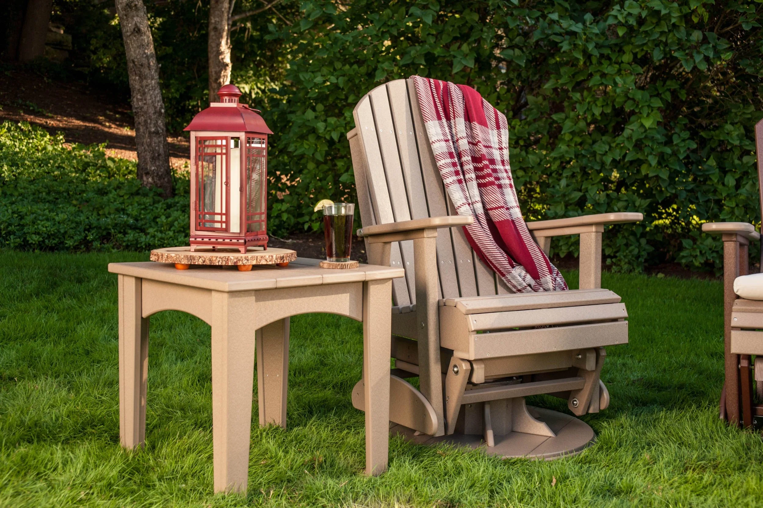 2' Swivel Adirondack Poly Glider (Weatherwood) 1.jpg