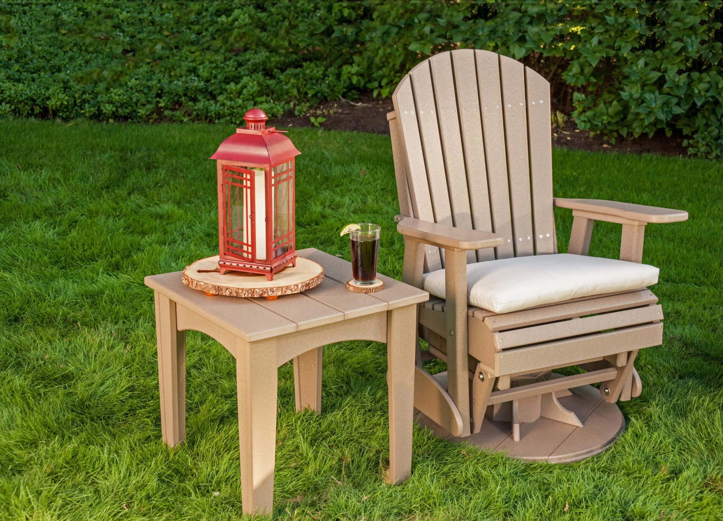 2' Swivel Adirondack Poly Glider (Weatherwood).jpg