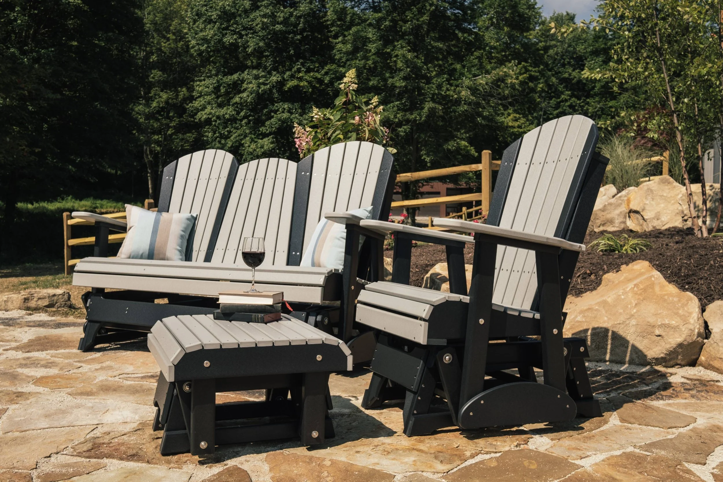 Adirondack Gliders (Weatherwood & Black) 2.jpg