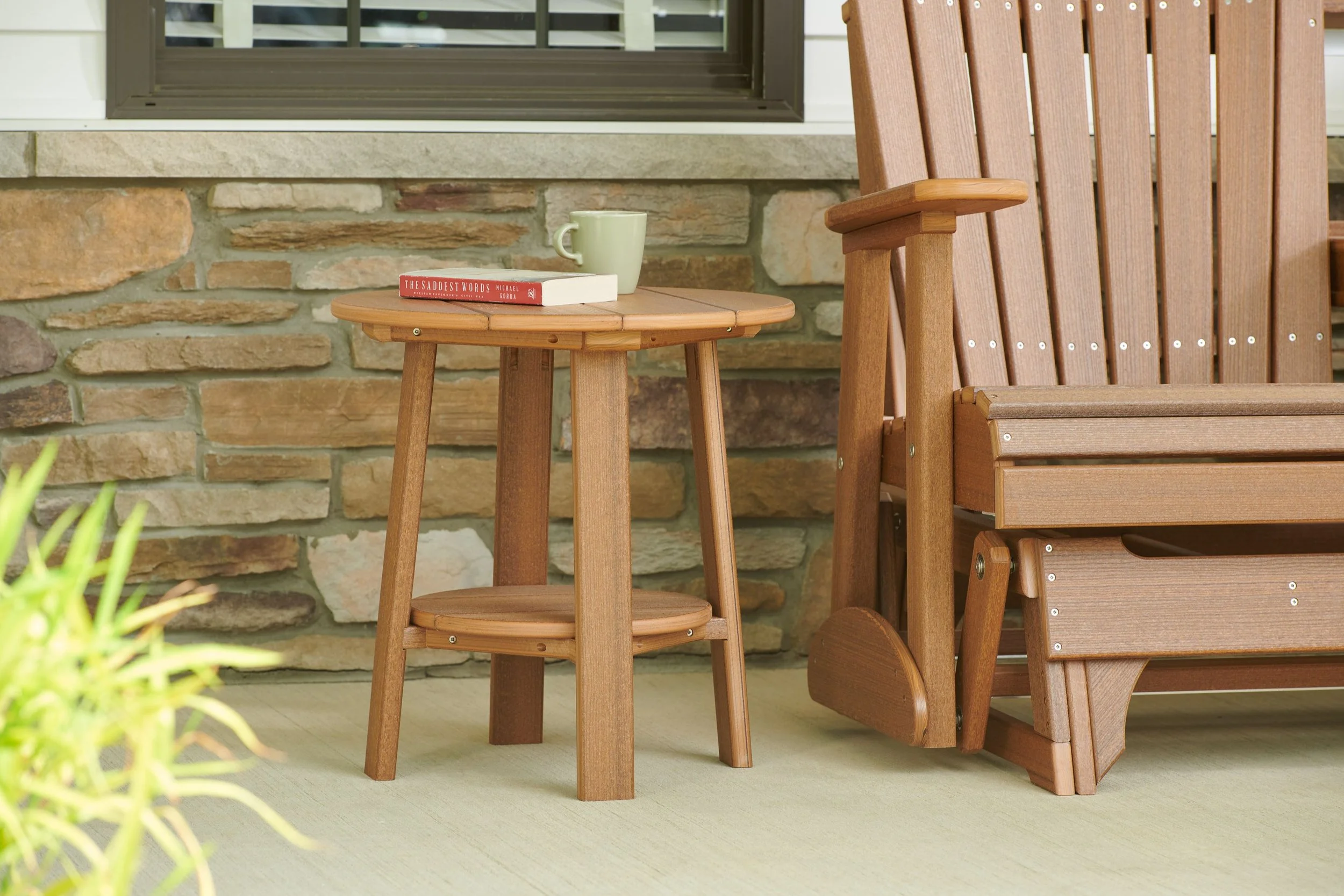 Poly Deluxe End Table (Antique Mahogany) 4.jpg