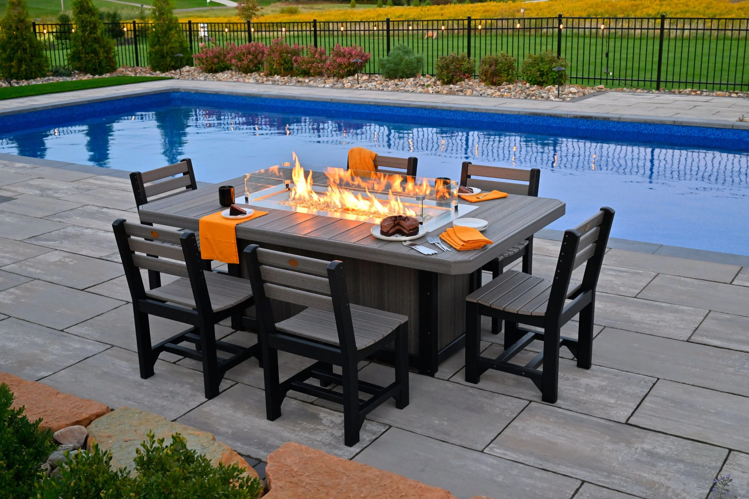 Lumin Fire Table 79'' Rectangular Set (Coastal Gray & Black).jpg