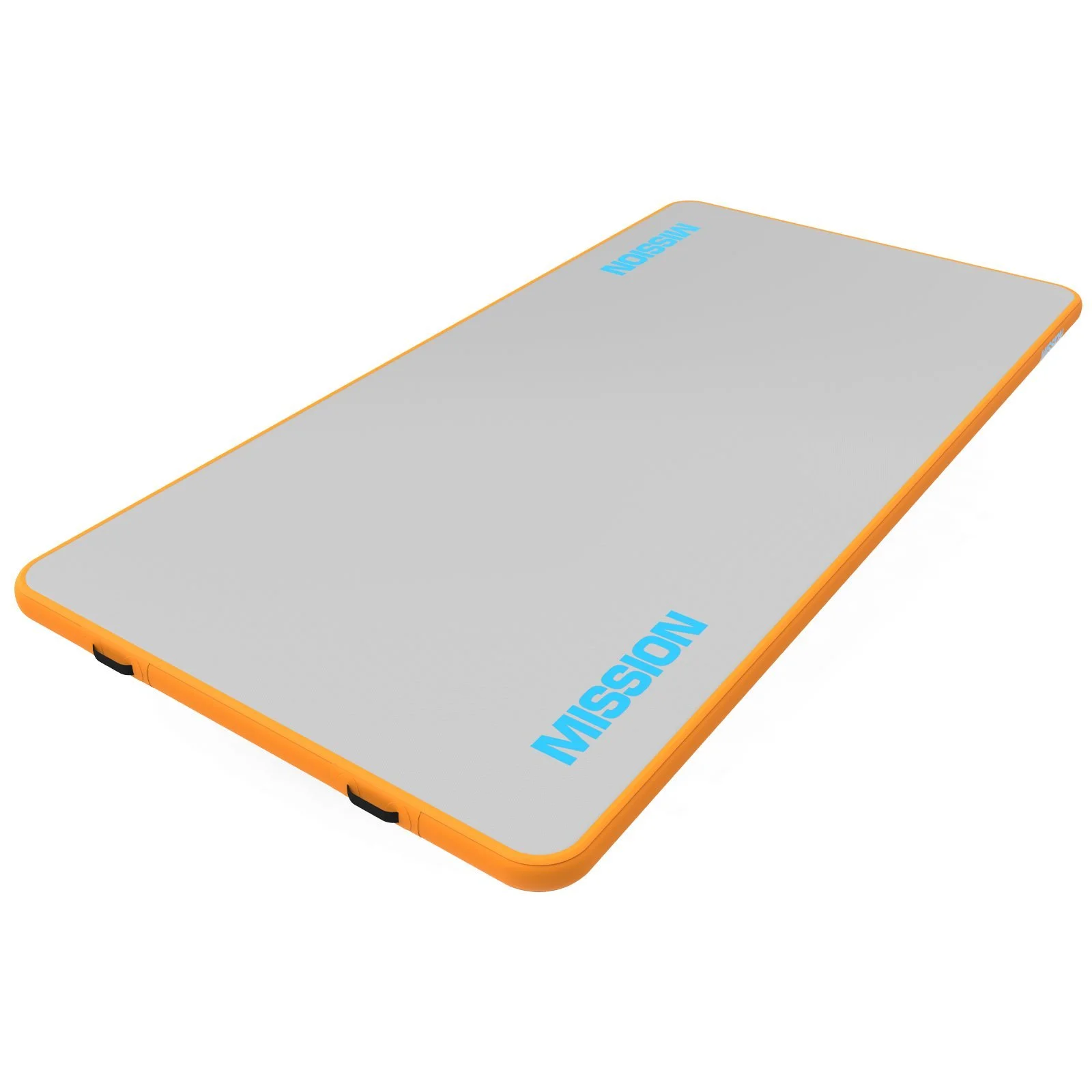 Orange and gray sports court with 