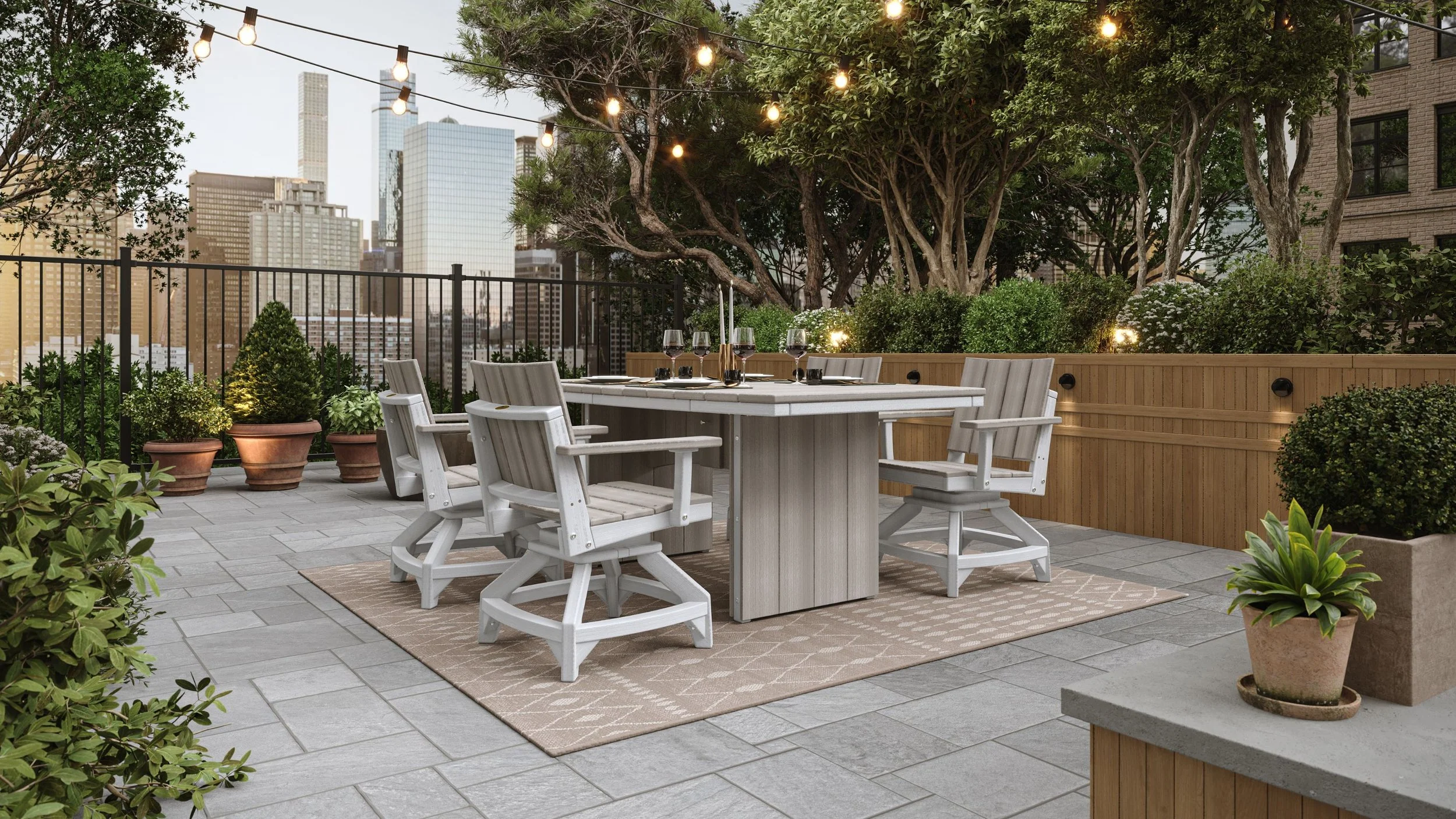 Urban Dining Table (4' x 6' Oval) Set (Birch & White) 1.jpg