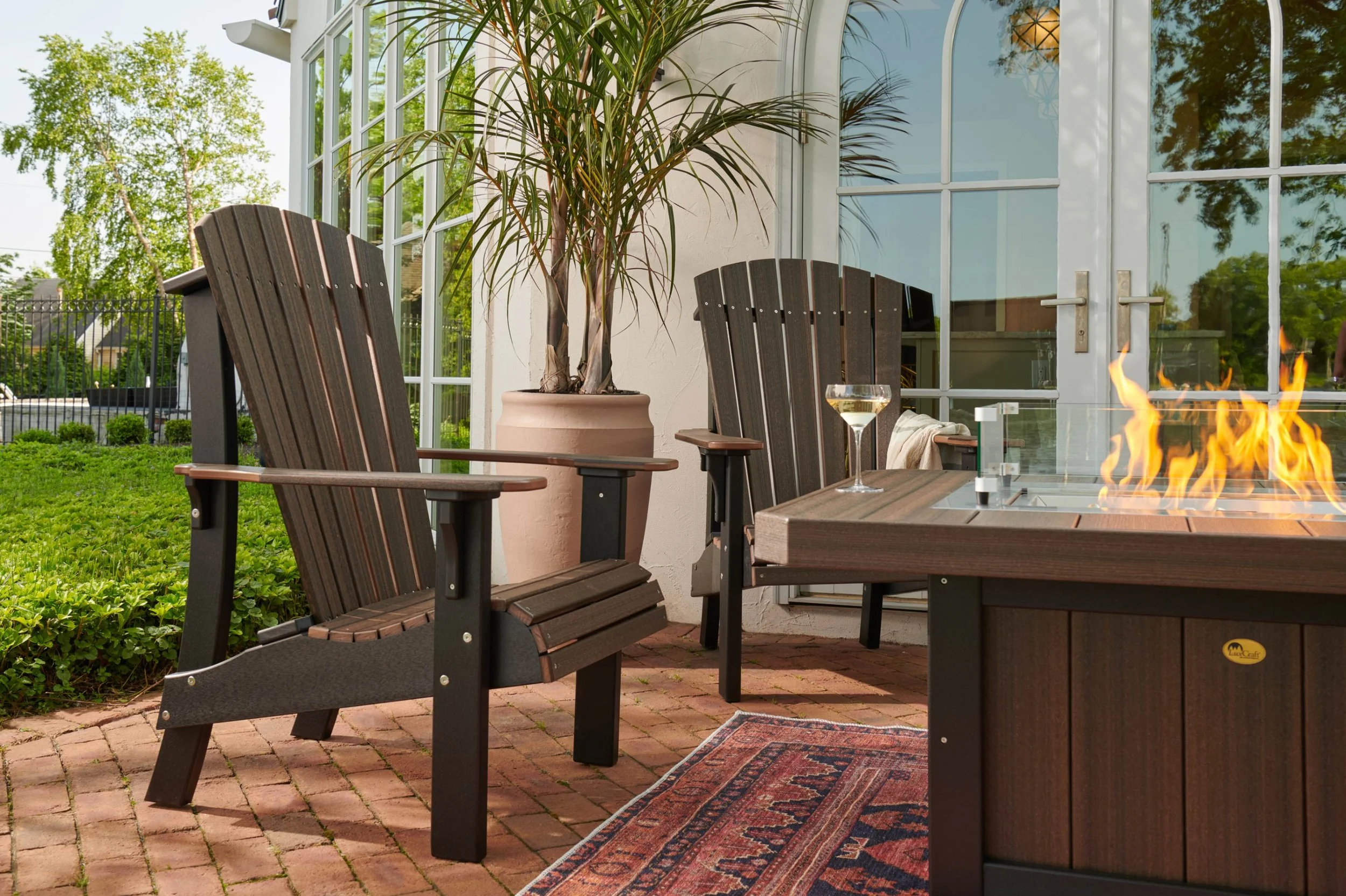 Royal Adirondack Chair (Brazilian Walnut & Black).jpg