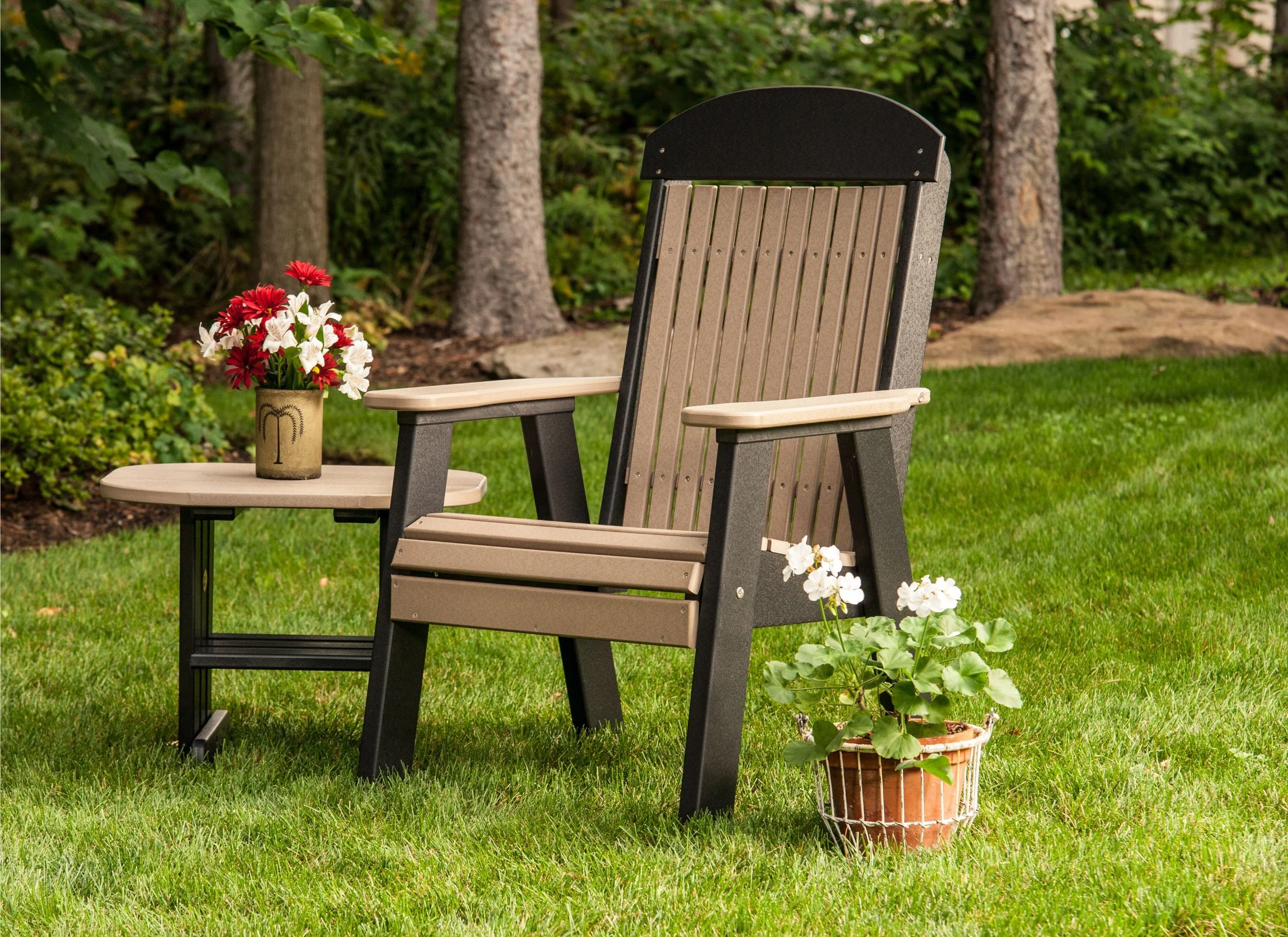 2' Classic Poly Bench (Weatherwood & Black) 1.jpg