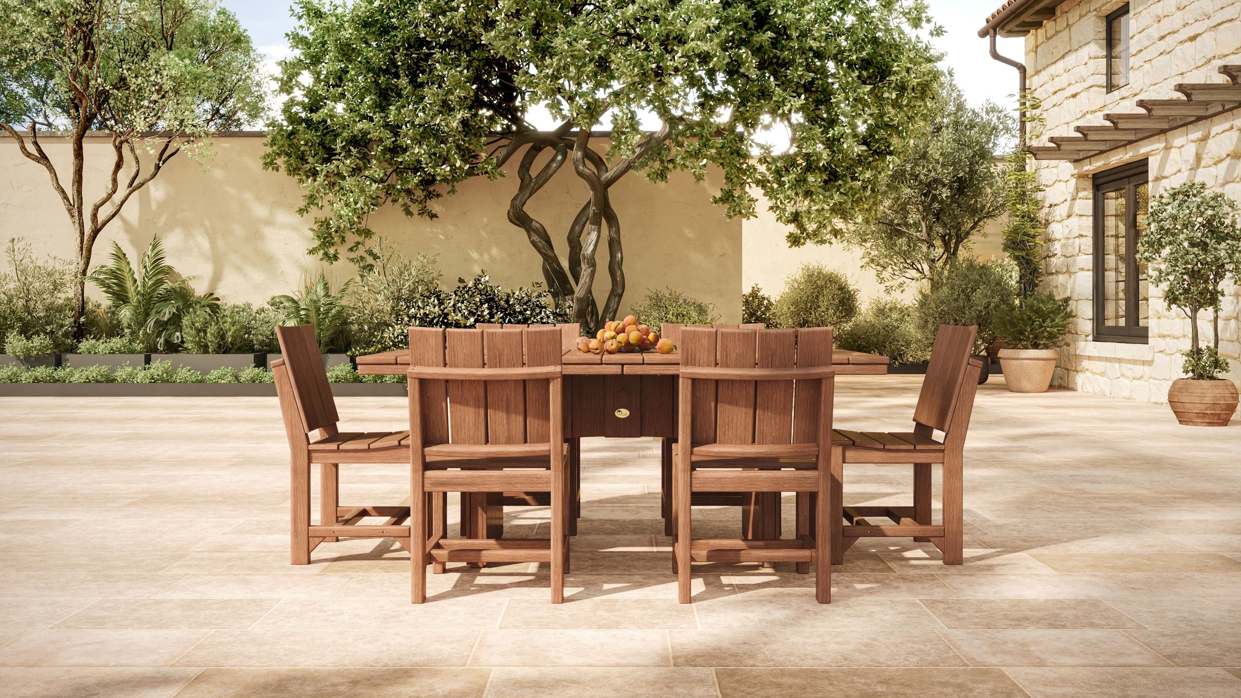Urban Dining Table (3' x 6' Rectangular) Set (Antique Mahogany).jpg