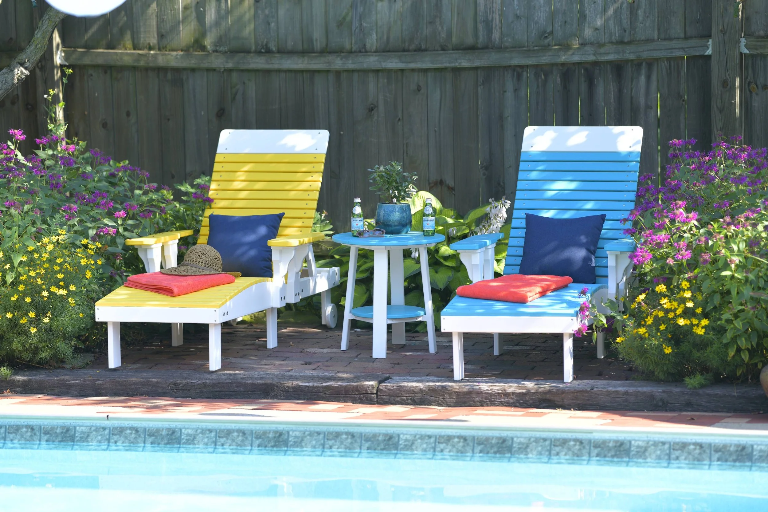 Poly Lounge Chairs (Yellow & White, Aruba Blue & White).JPG