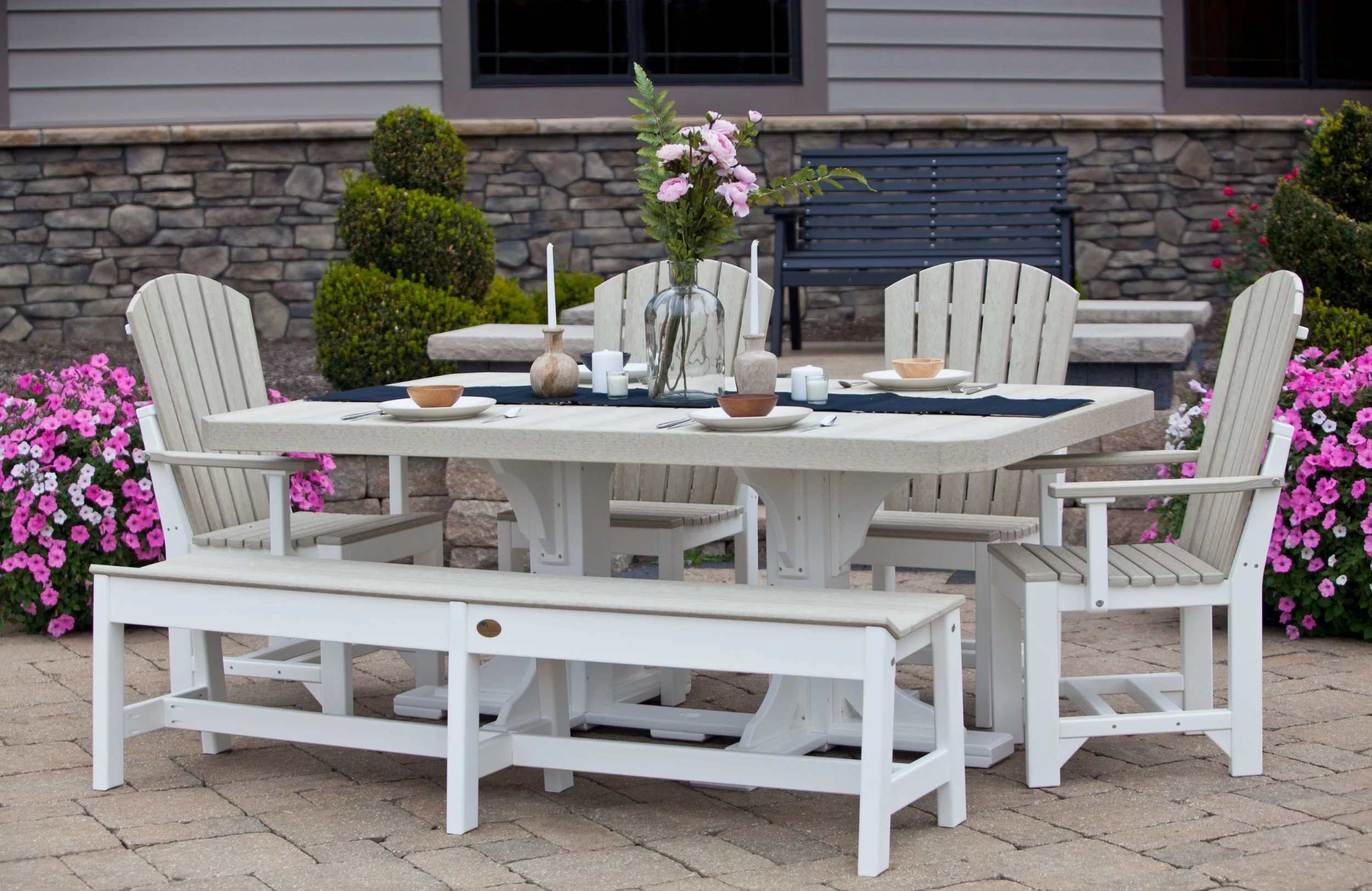 Poly 4' x 6' Rectangular Table Set (Birch & White).jpg