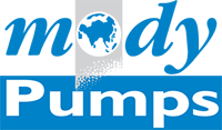 Blue background with a white pump icon and the word 'Pumps' beneath it.