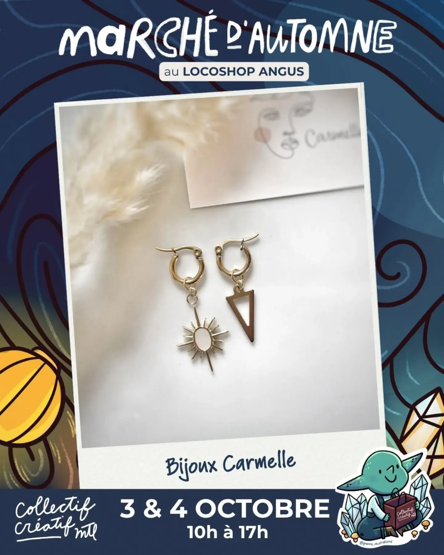 Aujourd'hui, on vous pr&eacute;sente la talentueuse Claire, la cr&eacute;atrice derri&egrave;re @bijouxcarmelle

Chacune de ses pi&egrave;ces est fabriqu&eacute;e &agrave; la main avec un soin m&eacute;ticuleux, ici m&ecirc;me &agrave; Montr&eacute;a