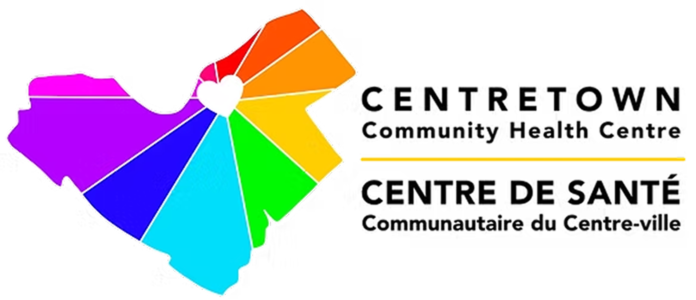 Logo with a diamond shape made of colorful squares and the words "Dignity Network" in English and French, with Canadian map outline.