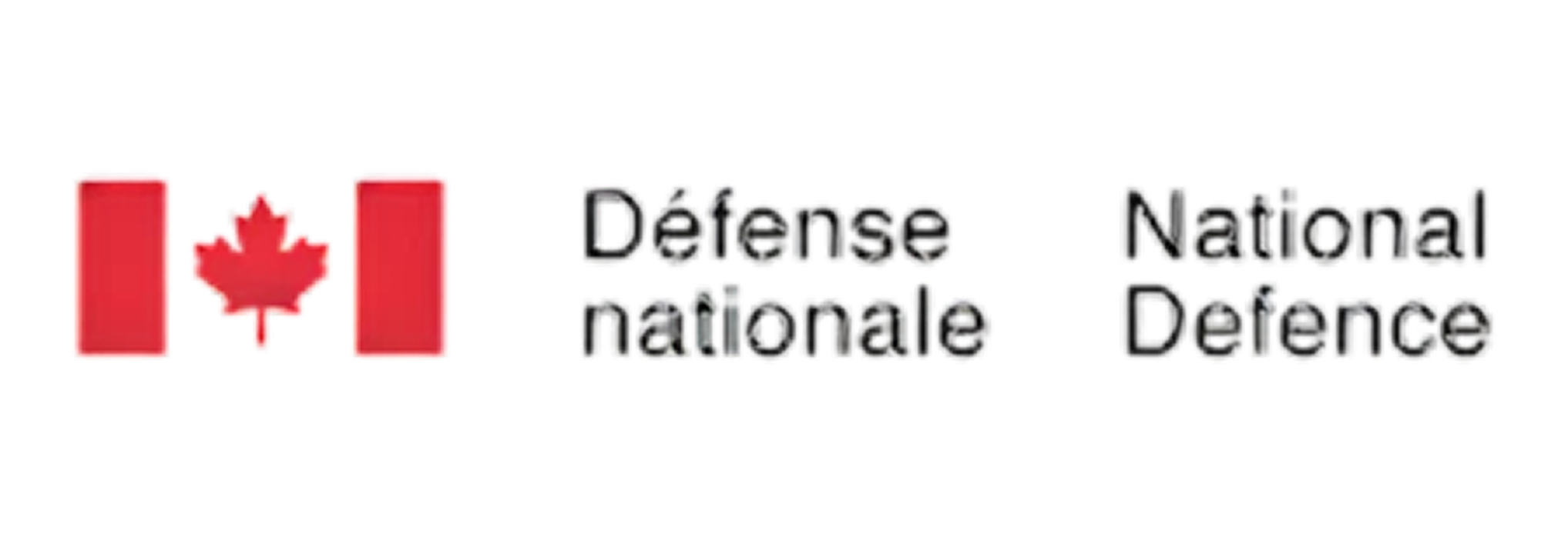 Logo of the Canada Border Services Agency with a red maple leaf in the center, flanked by two red rectangles, and the words 'Délence' and 'National' on the right.