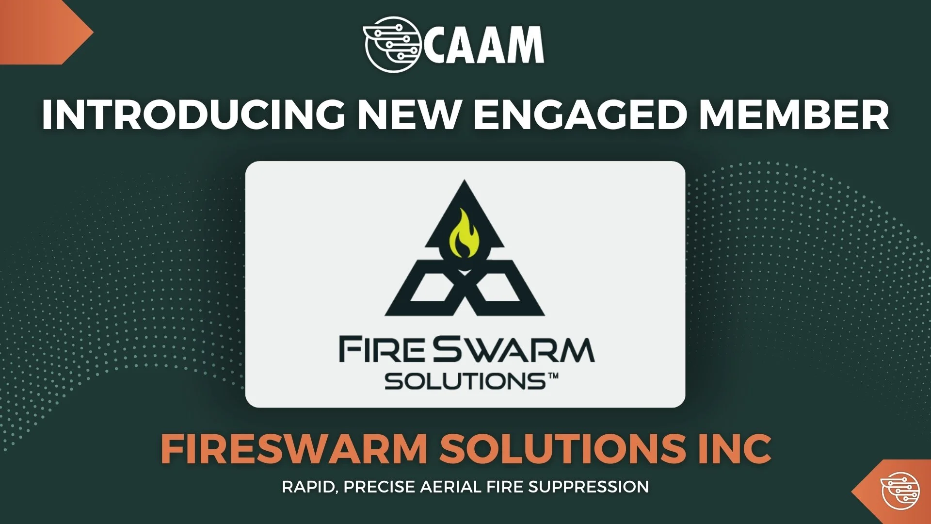 FireSwarm Joins the Canadian Advanced Air Mobility (CAAM) Ecosystem