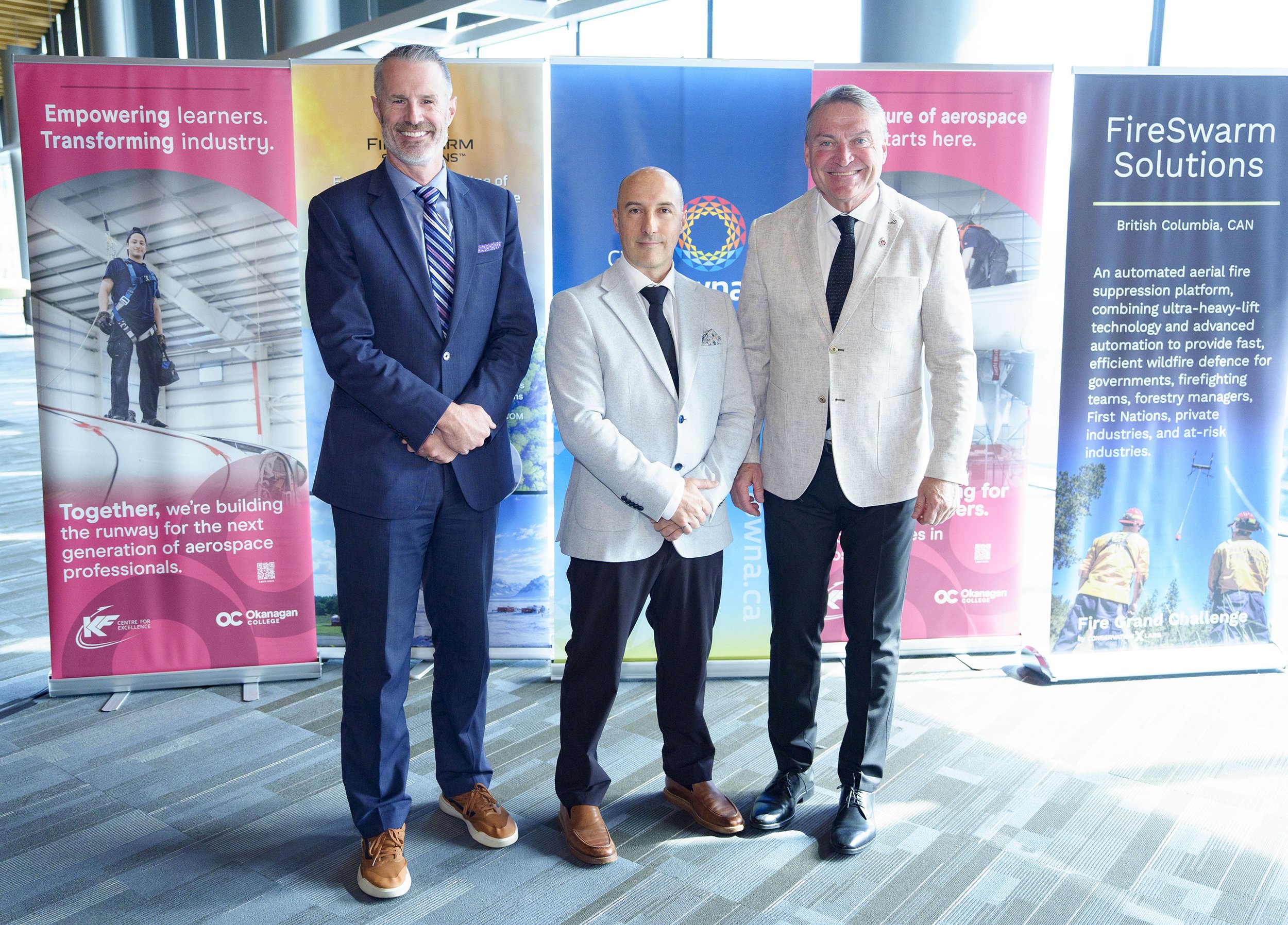 City of Kelowna, FireSwarm Solutions and Okanagan College Launch Partnerships to Build B.C.’s Hub for Drone and Aerospace Innovation