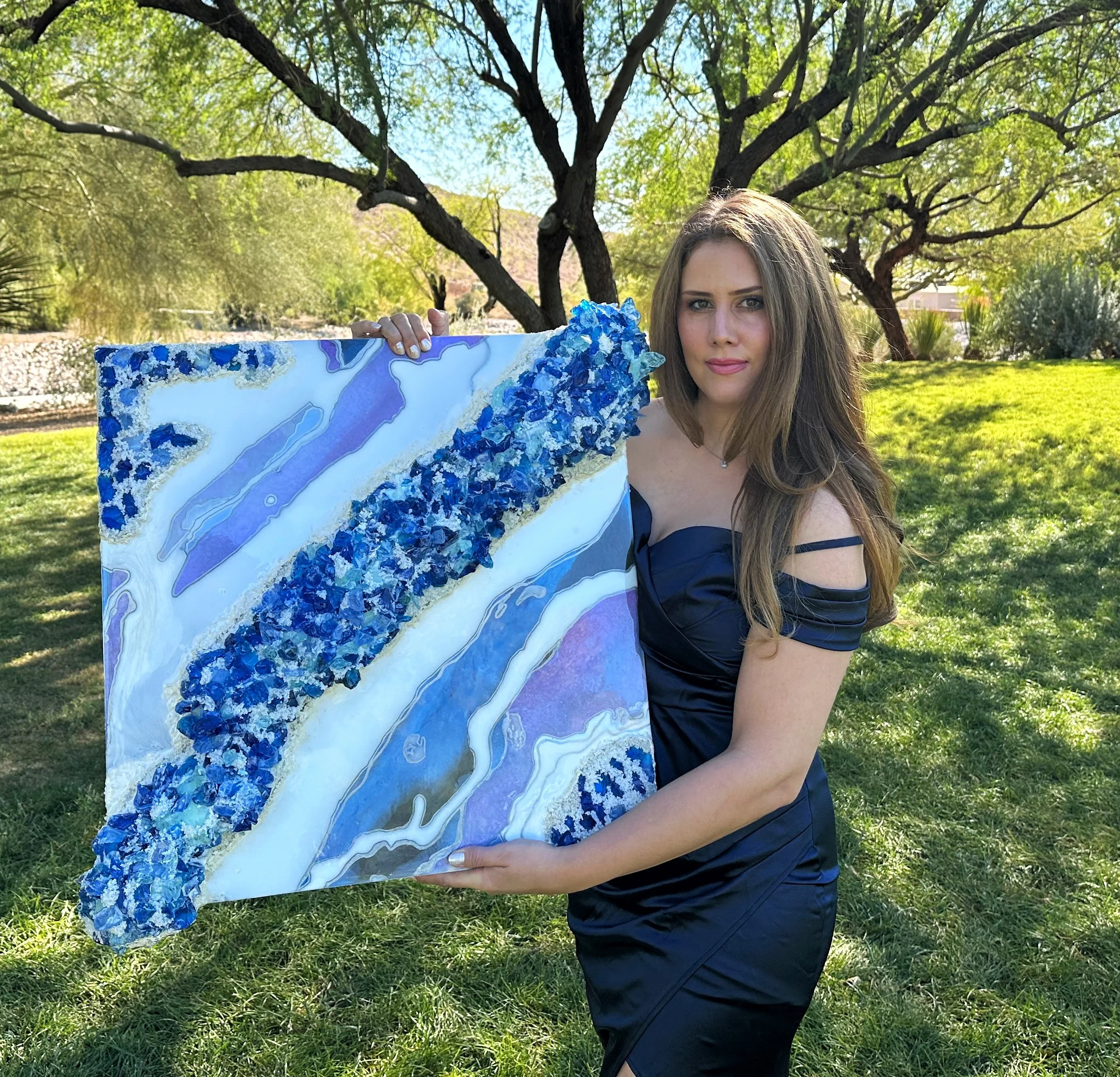 Joice Gabriela at Camp Fluff Contemporary Art Exhibition in Las Vegas