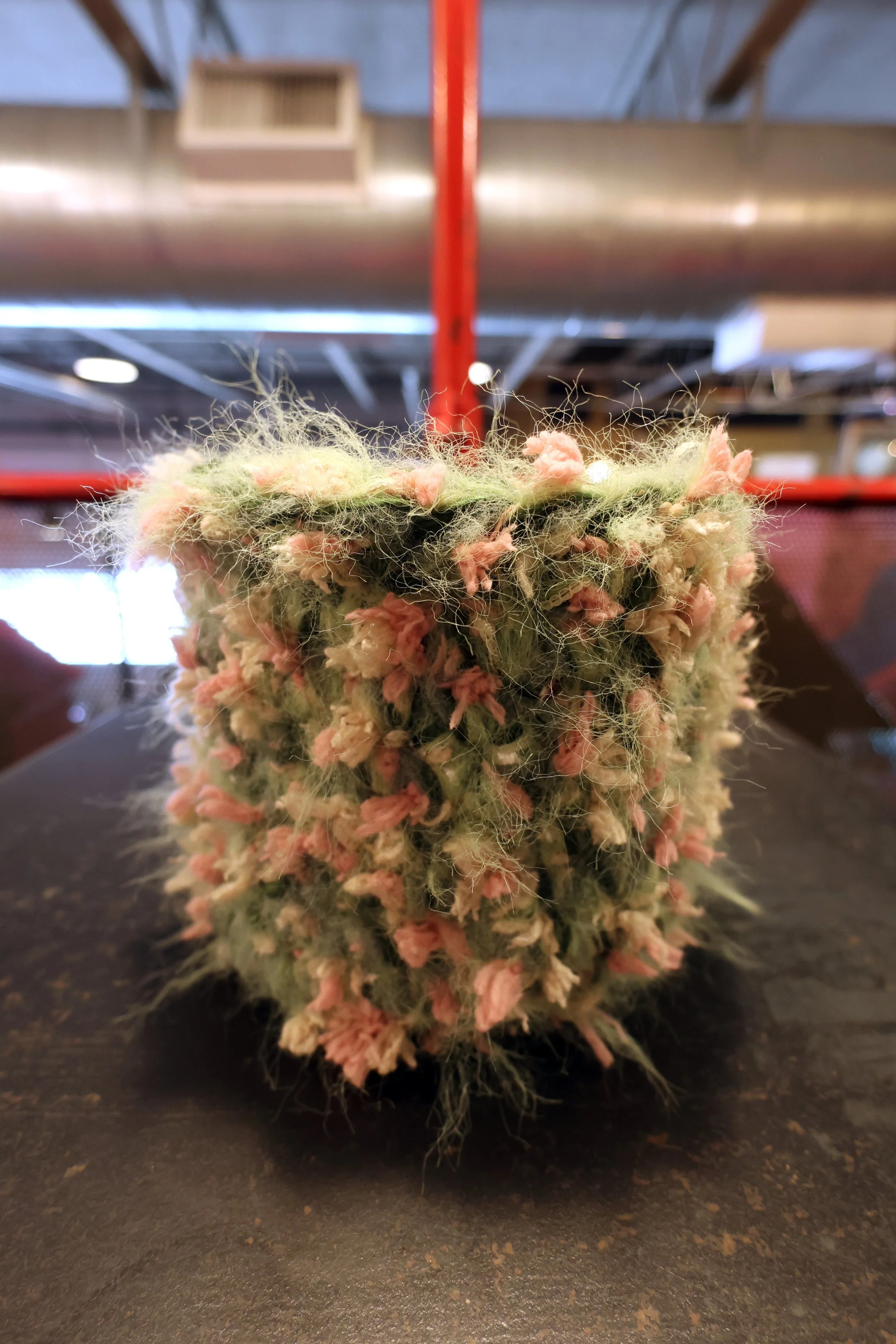 Floral Yarn Basket (S)