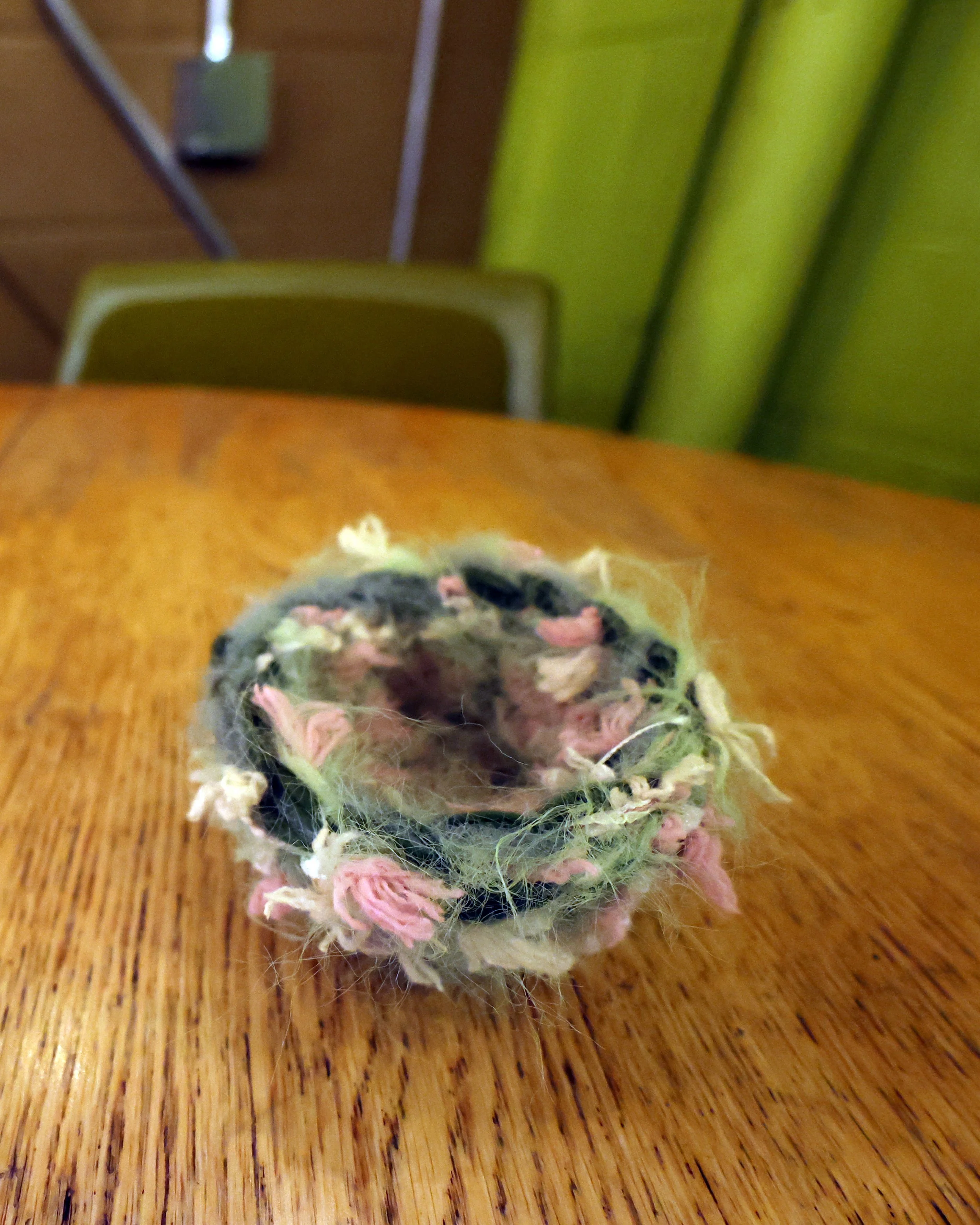 Floral Yarn Basket (XS)