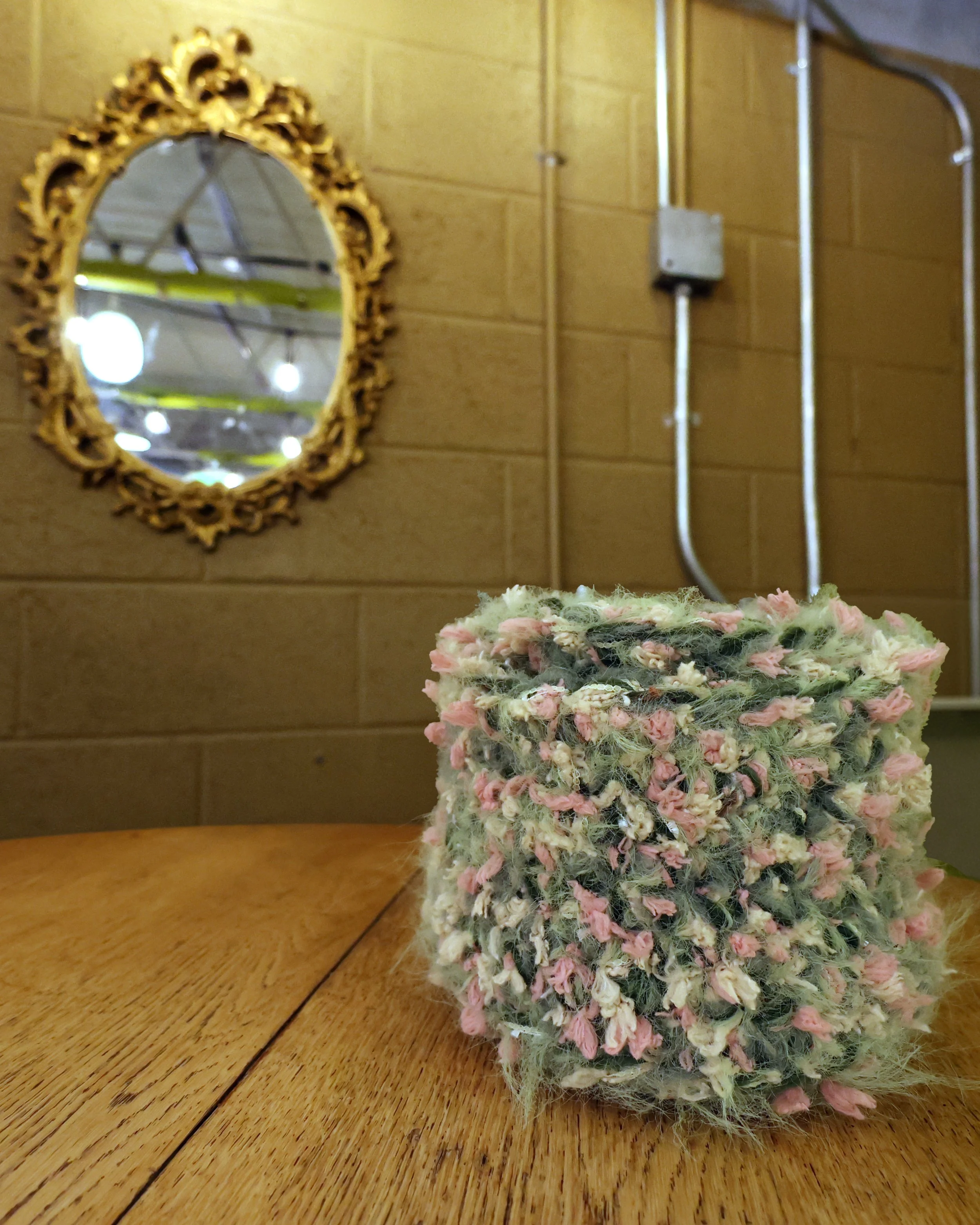 Floral Yarn Basket (M)