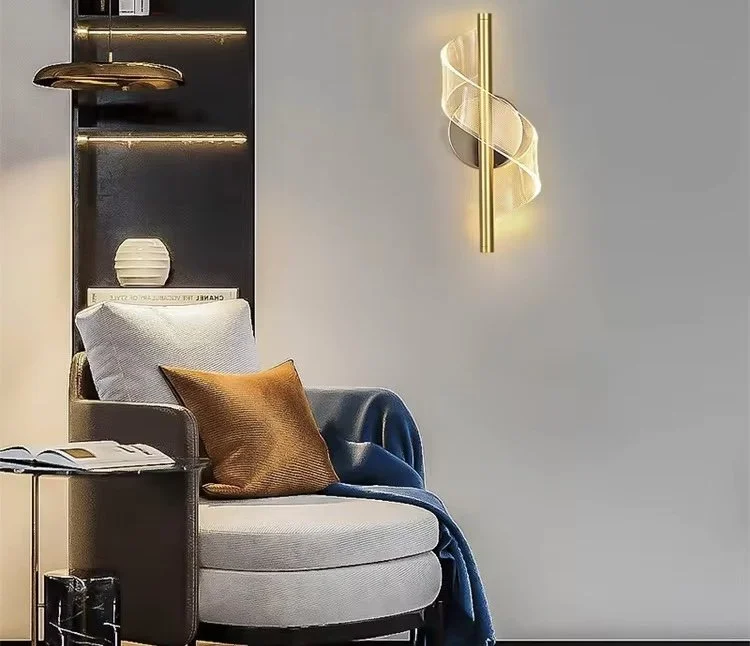 Modern Spiral LED Wall Light