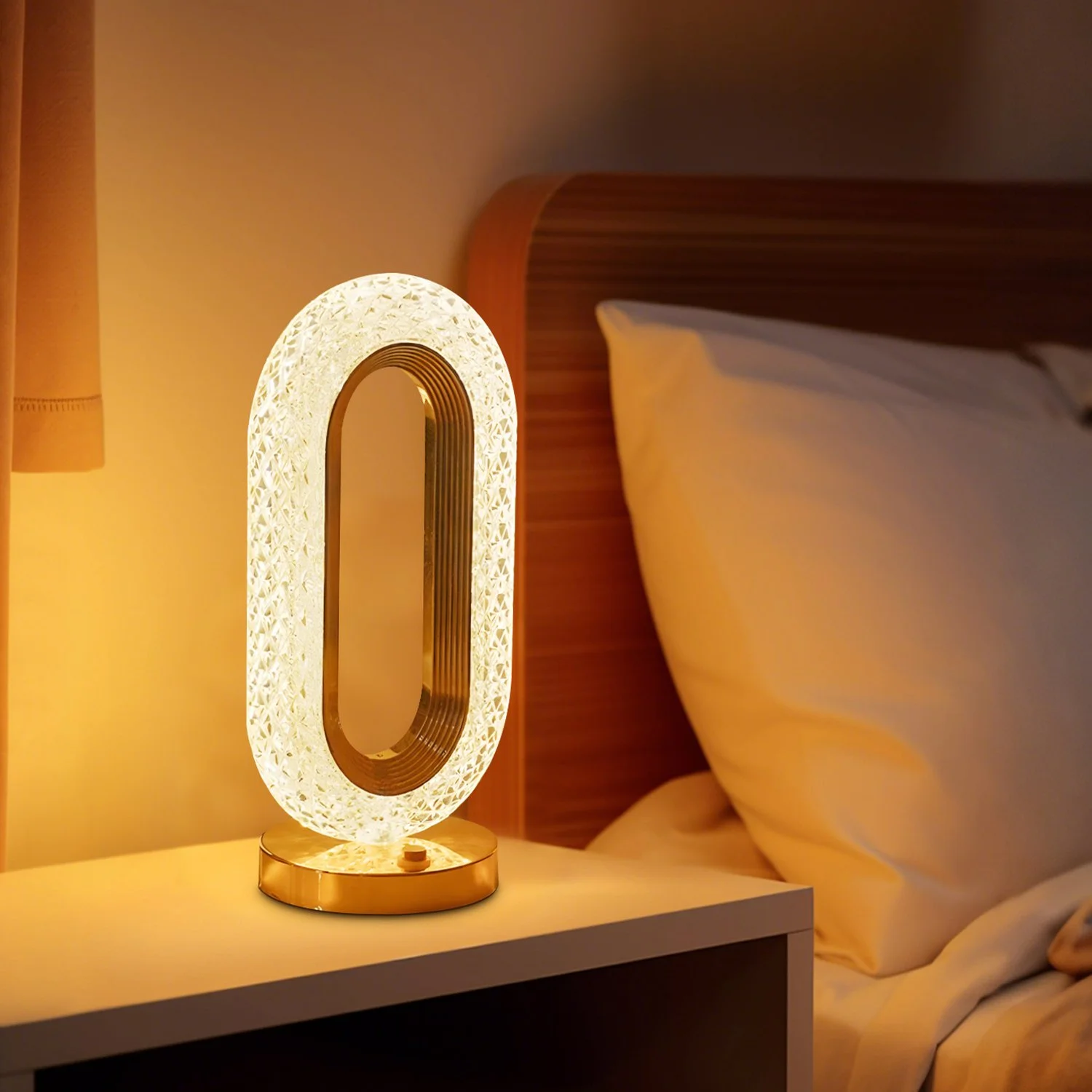 Crystal Rechargeable Table Lamp