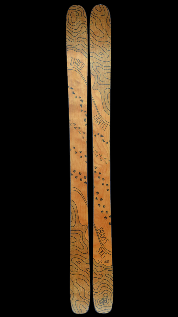 Shred Lightly | printed on maple veneer