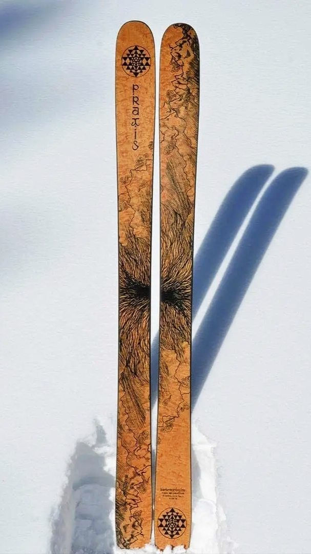 Mystic Mountain | printed on birdseye maple veneer