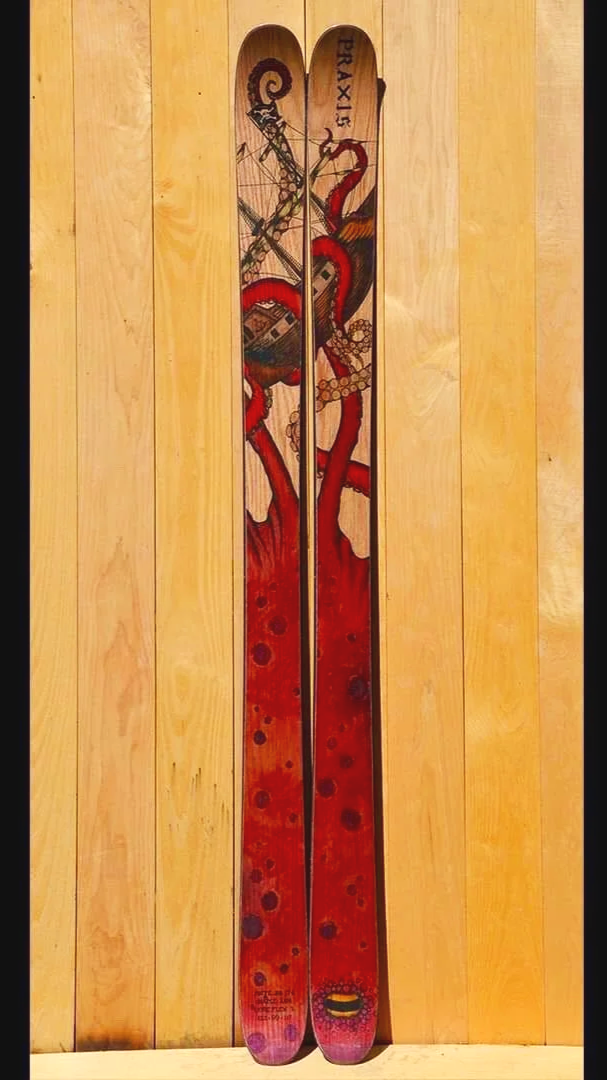 Kraken | printed on oak veneer