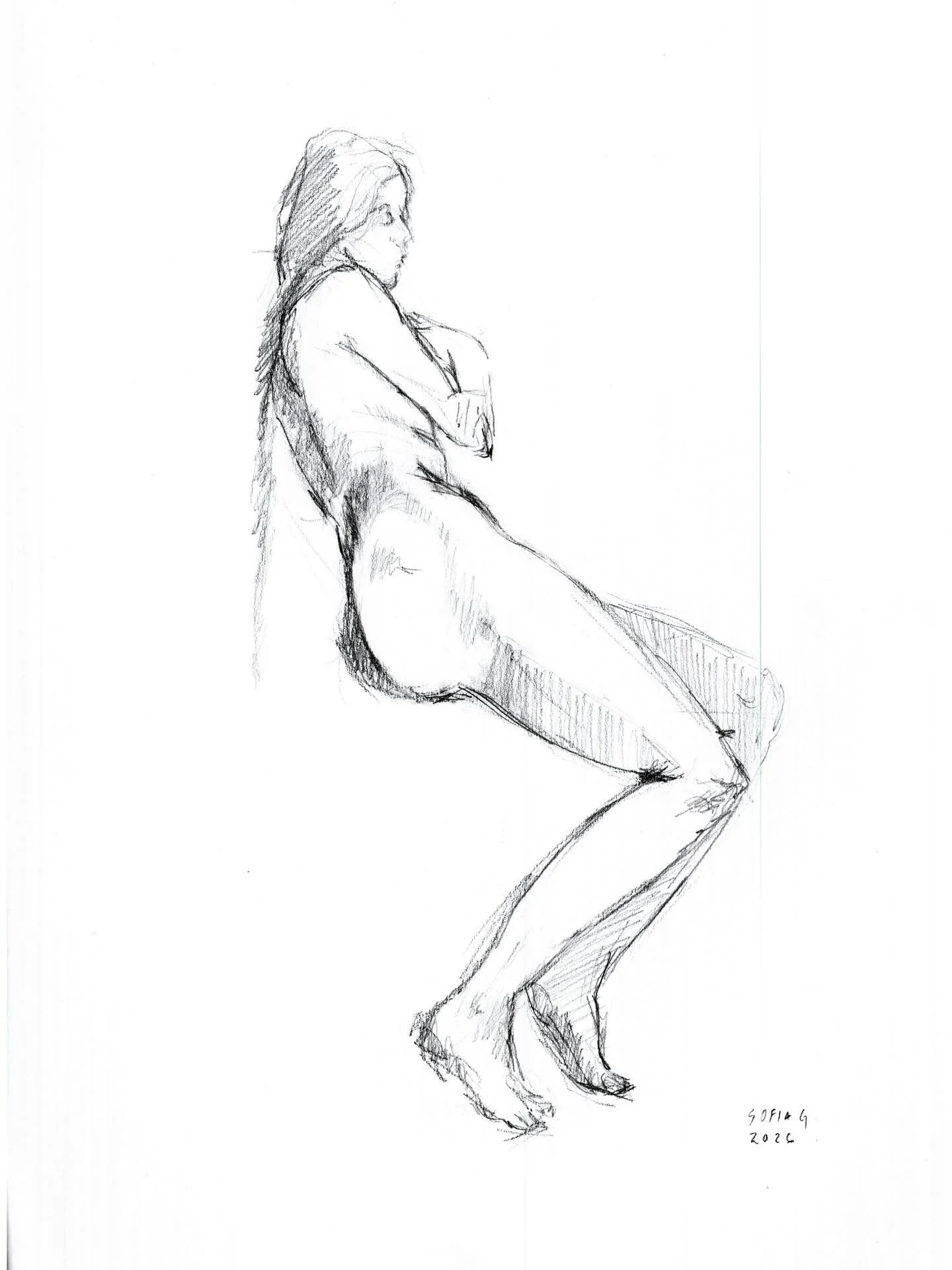 Mar dormida. 2026
Grafito sobre papel