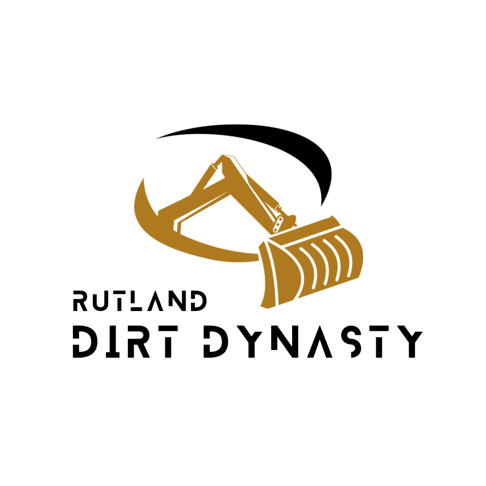 Logo for Rutland Dirt Dynasty in South Mississippi specializing in land clearing and excavation.