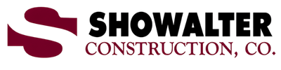 Logo of S Construction, Co., featuring a stylized letter S in maroon and black, with the company name next to it.