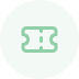 Solid light green circle on a white background.