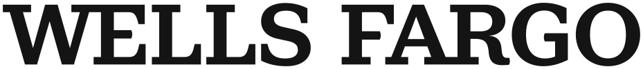 Wells Fargo logo in black text.
