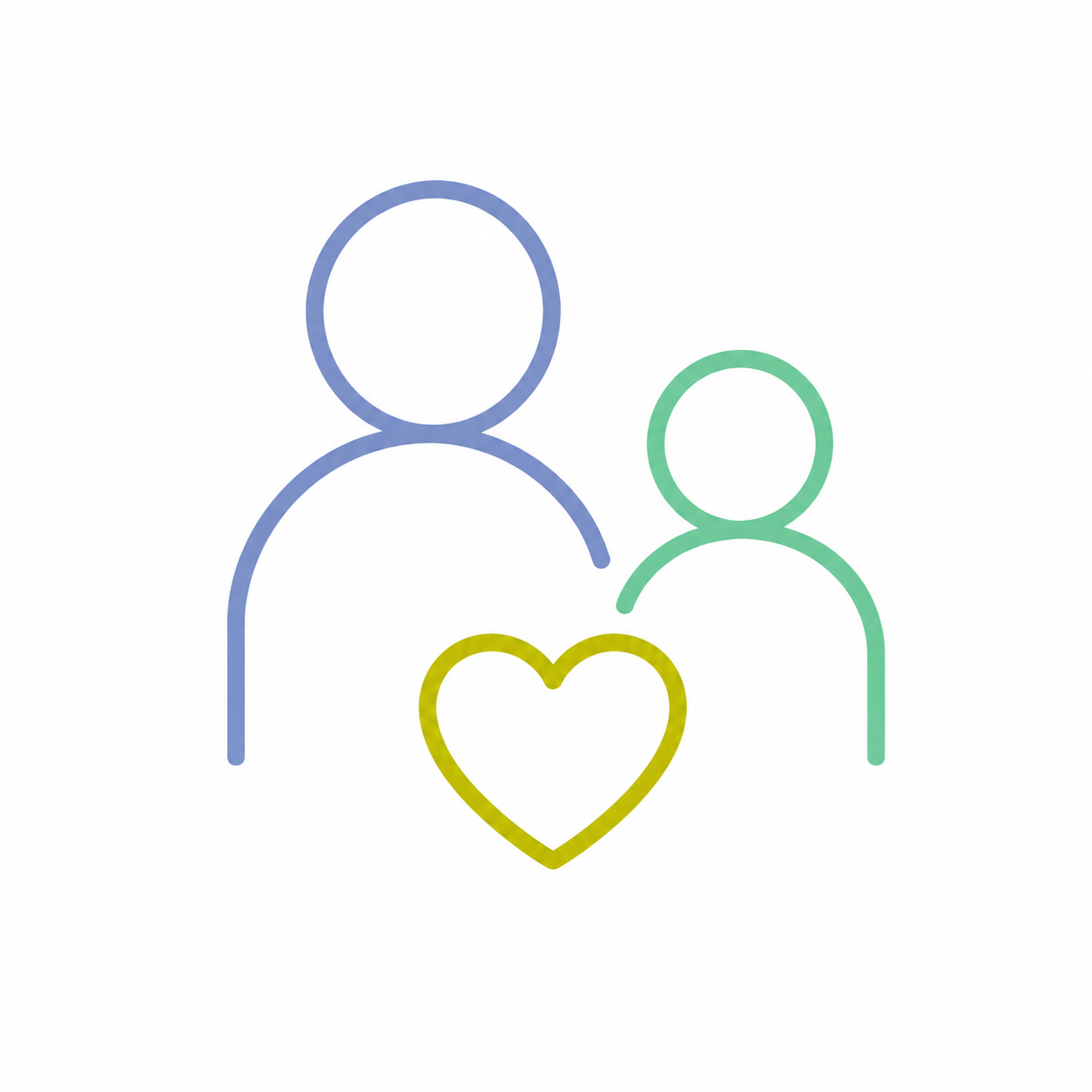 Adult caring for a child through volunteer babysitting services.