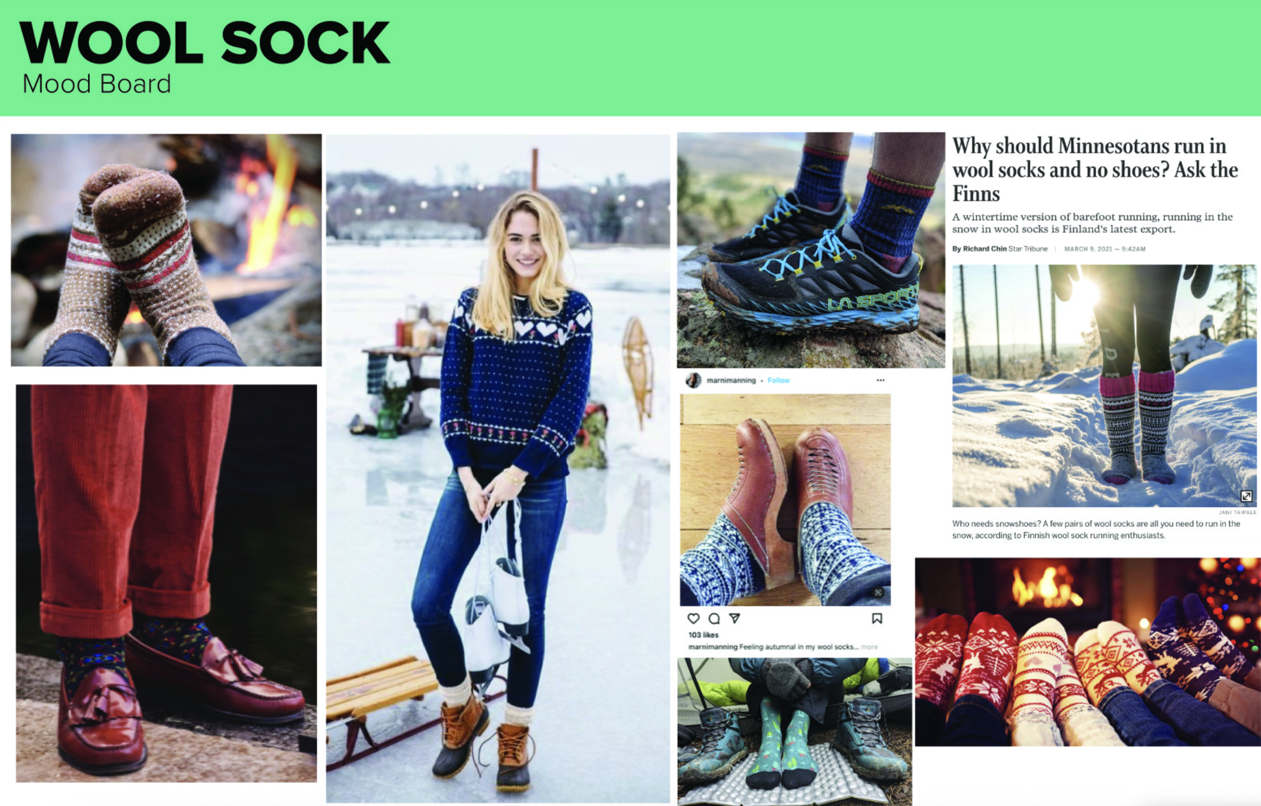Mood Board, Sweater Look - Design Brief Excerpt