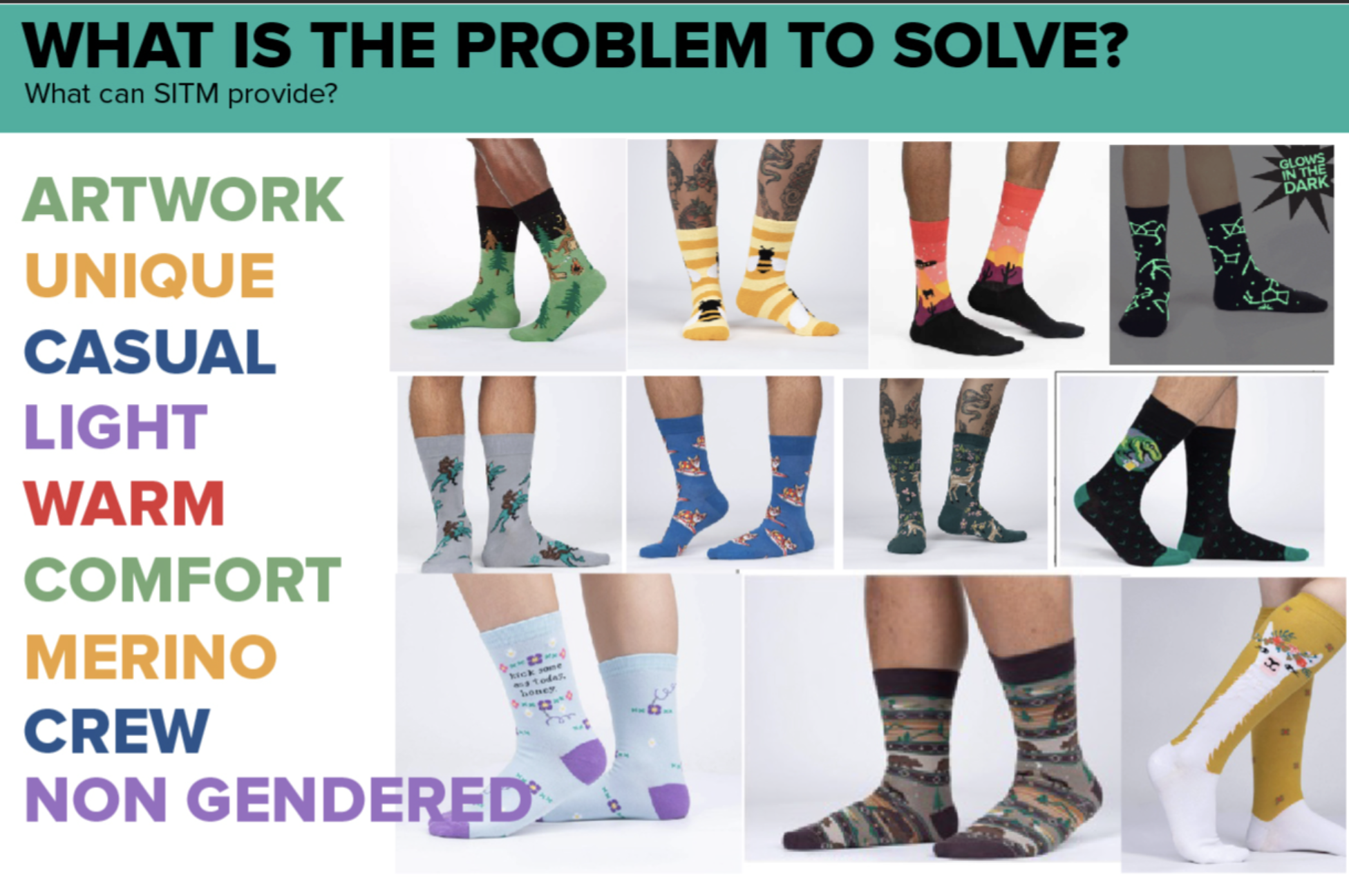 What Sock It to Me Brand Can Bring to Wool - Design Brief Excerpt