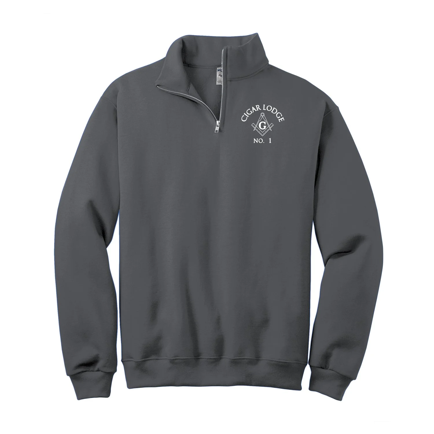 Cigar Lodge No 1 1/4 Zip Sweatshirt
