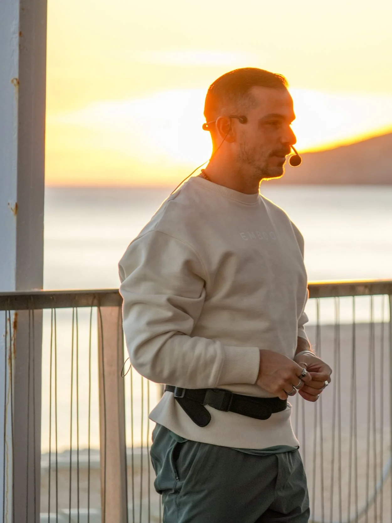 Nuno preseting at YogaFit Retreats Ibiza