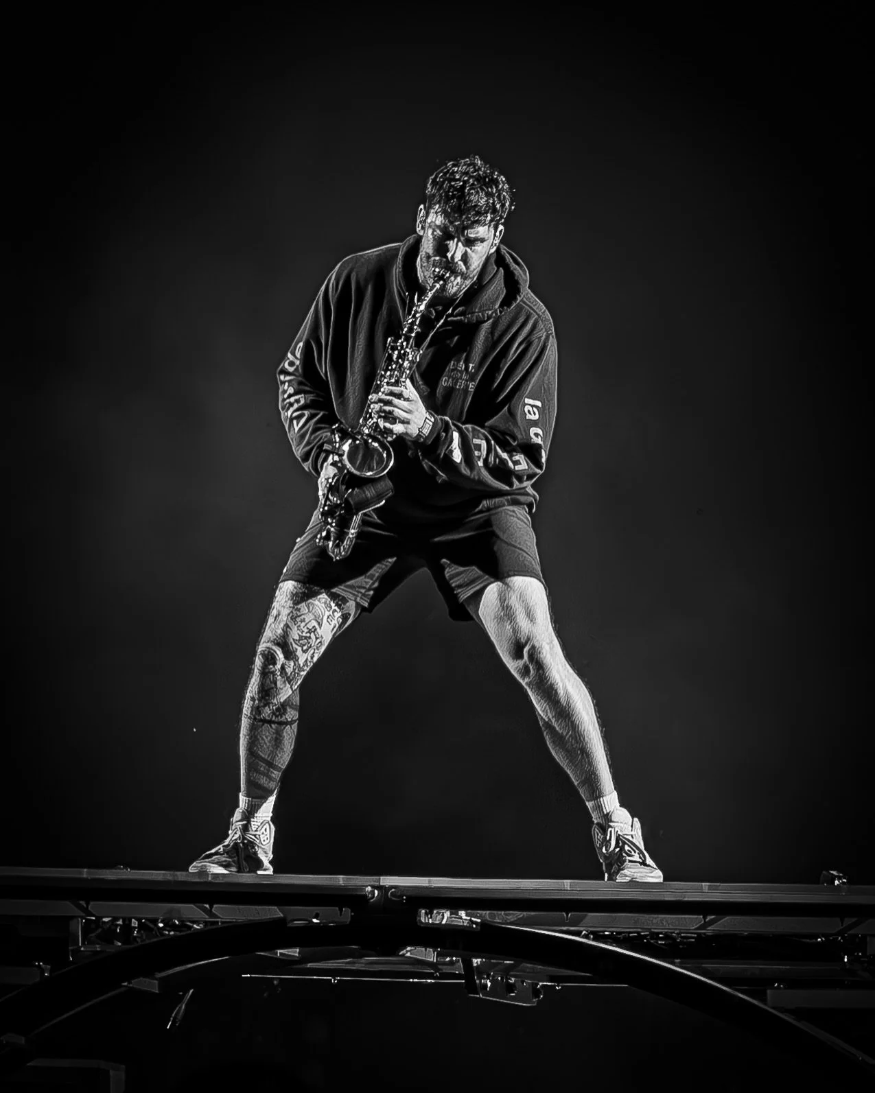 @griz at @okeechobeefest . The B&amp;W edit.

#griz 
#okeechobeemusicfestival 
#blackandwhite 
#blackandwhitephotography 
#musicphotography graphy