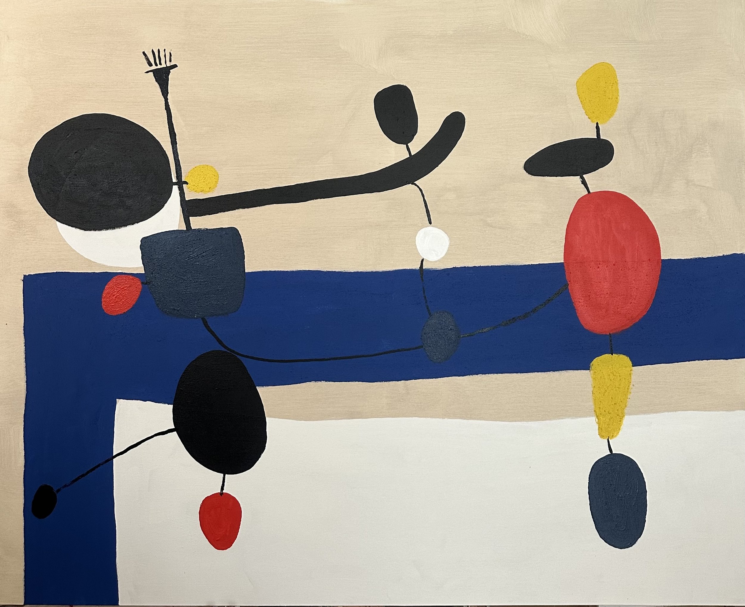 Vintage Abstract 48"x60"