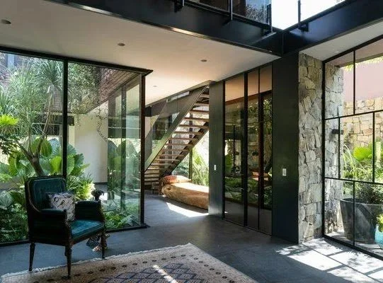 Detailed window cleaning for large residential windows in Colorado.