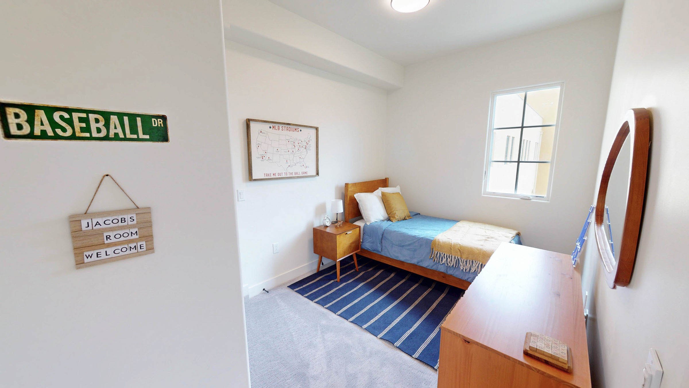 Bedroom with natural light at Walnut Crossing Pasadena