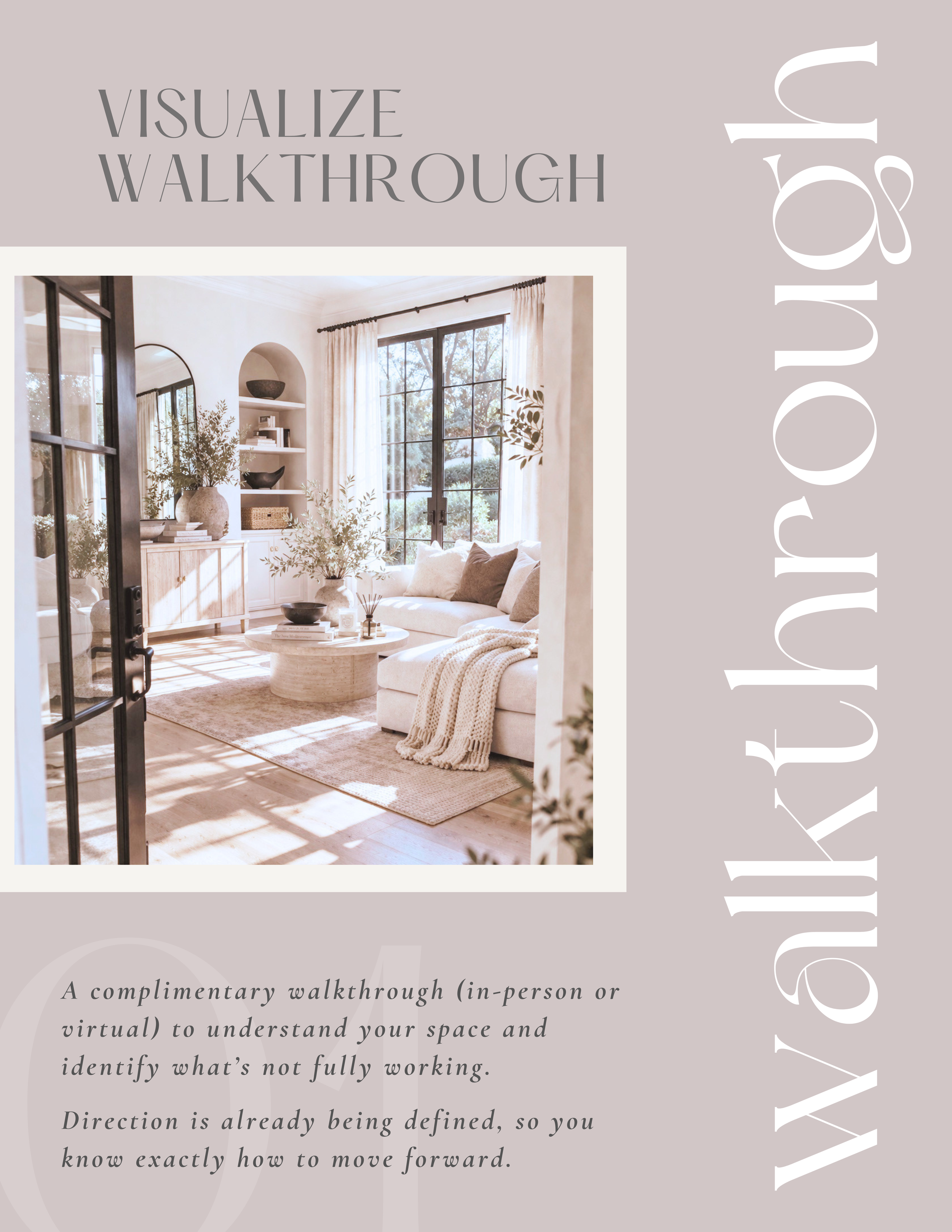 walkthrough professional organizer