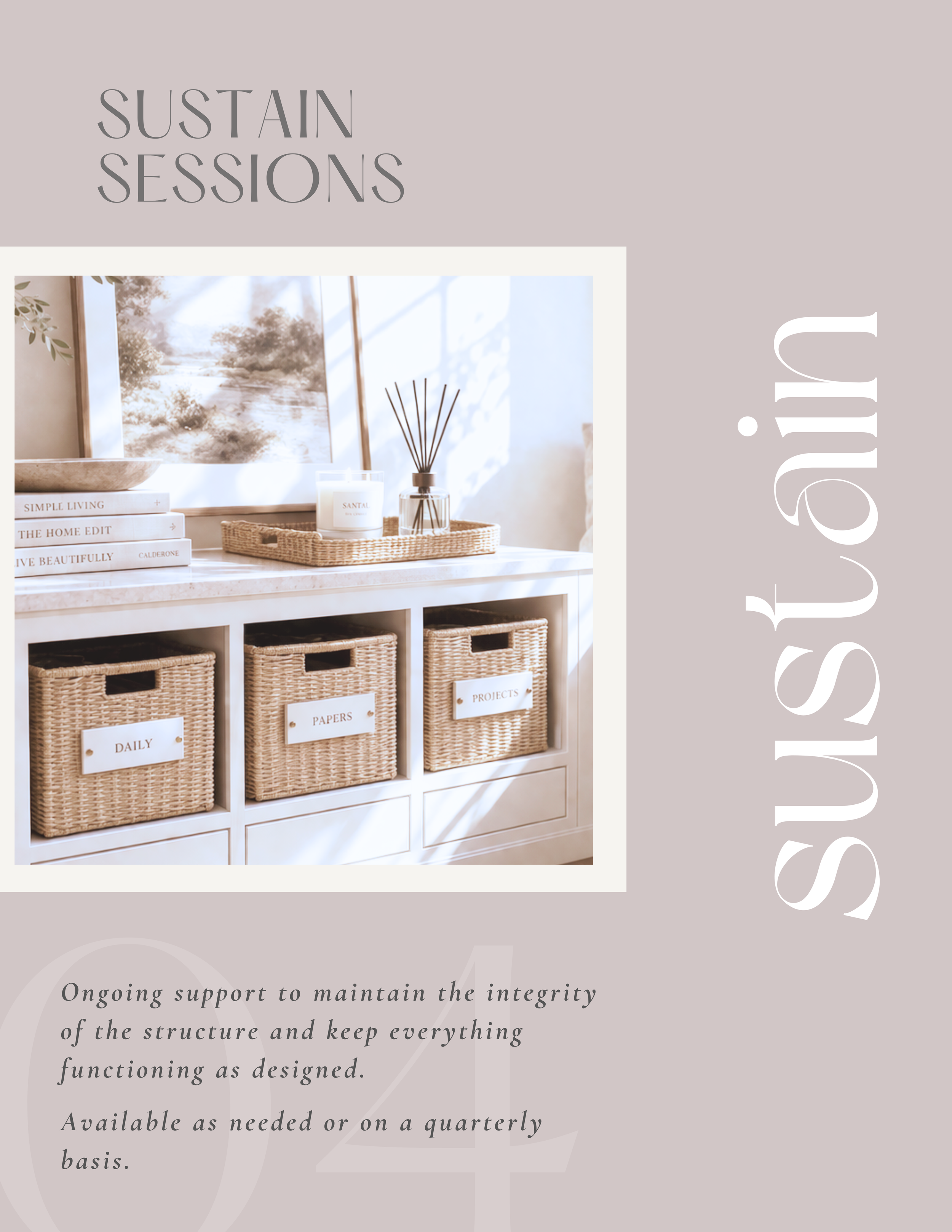 sustainability organized home professional organizer