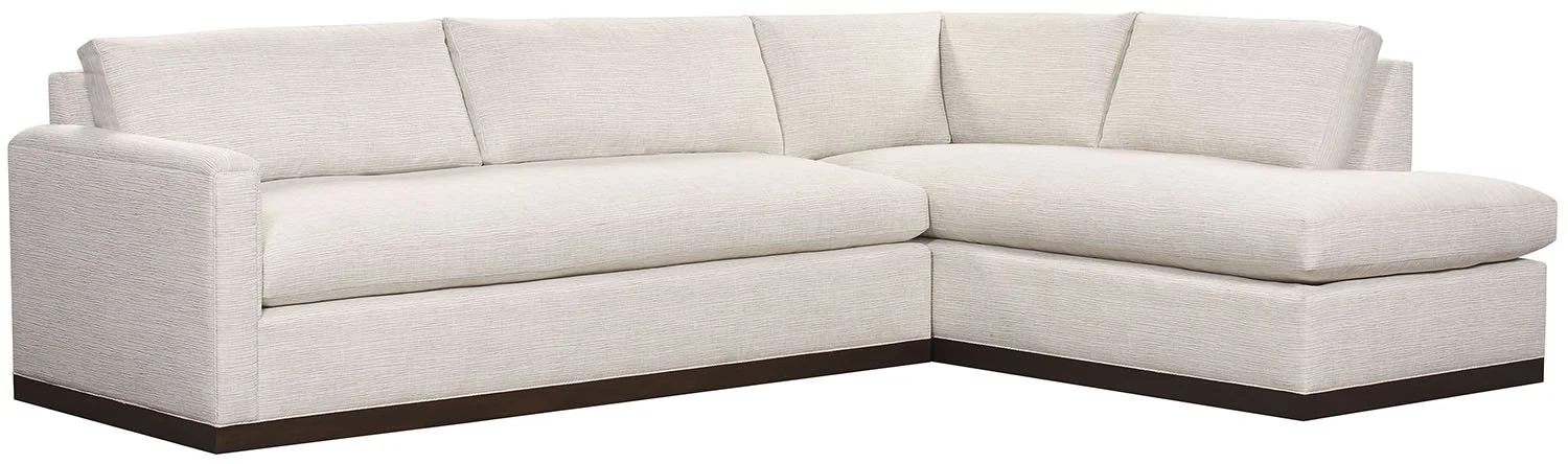 Dogwood Sectional with Plinth Base