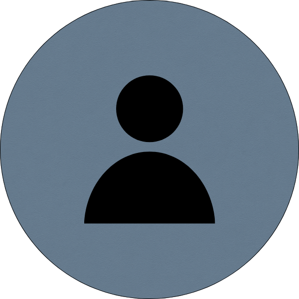 Generic user profile icon with a silhouette of a person in the center.