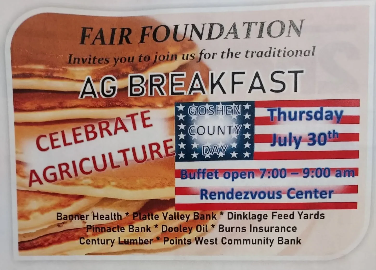 Goshen County Ag Breakfast
