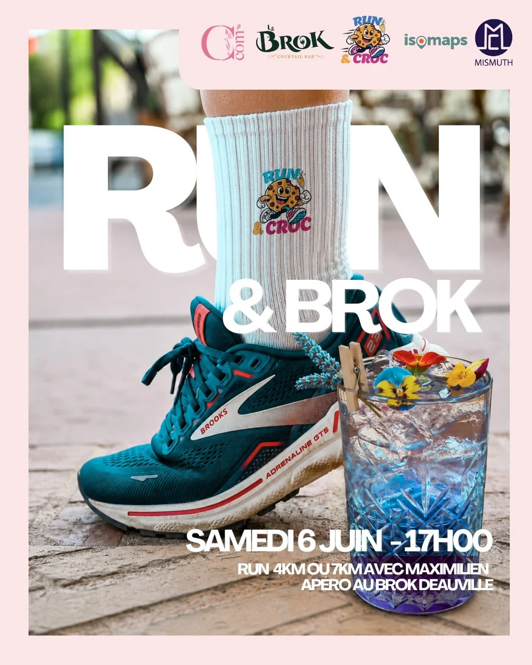 RUN &amp; CROC revient pour une deuxi&egrave;me &eacute;dition cette fois-ci au @brok_deauville 🤍🔥

Apr&egrave;s une premi&egrave;re  incroyable, on remet &ccedil;a avec encore plus de good vibes, de rencontres et de surprises.

Au programme : 🏃🏼