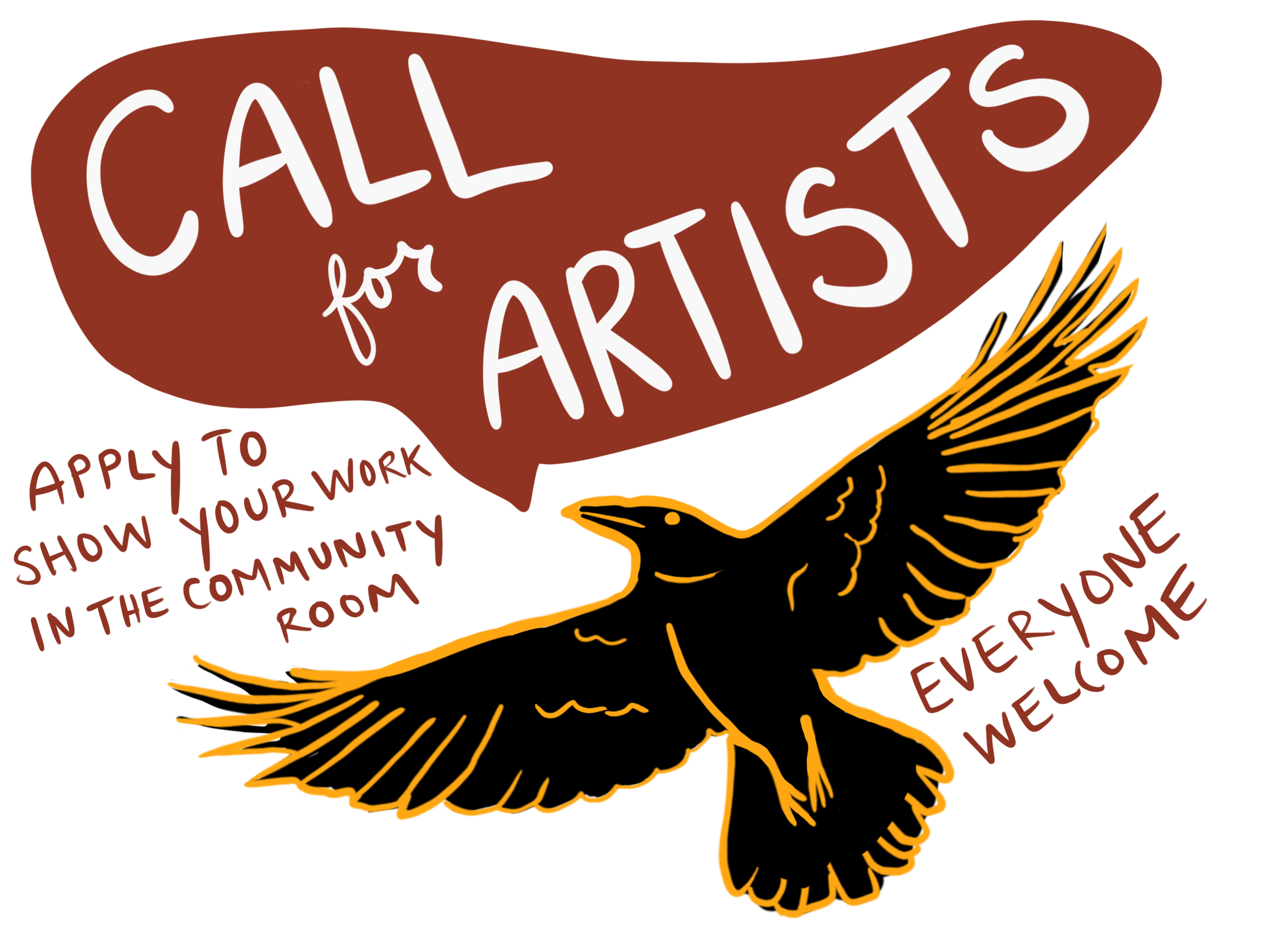 Artist Call! Introducing our monthly Community Art Shows