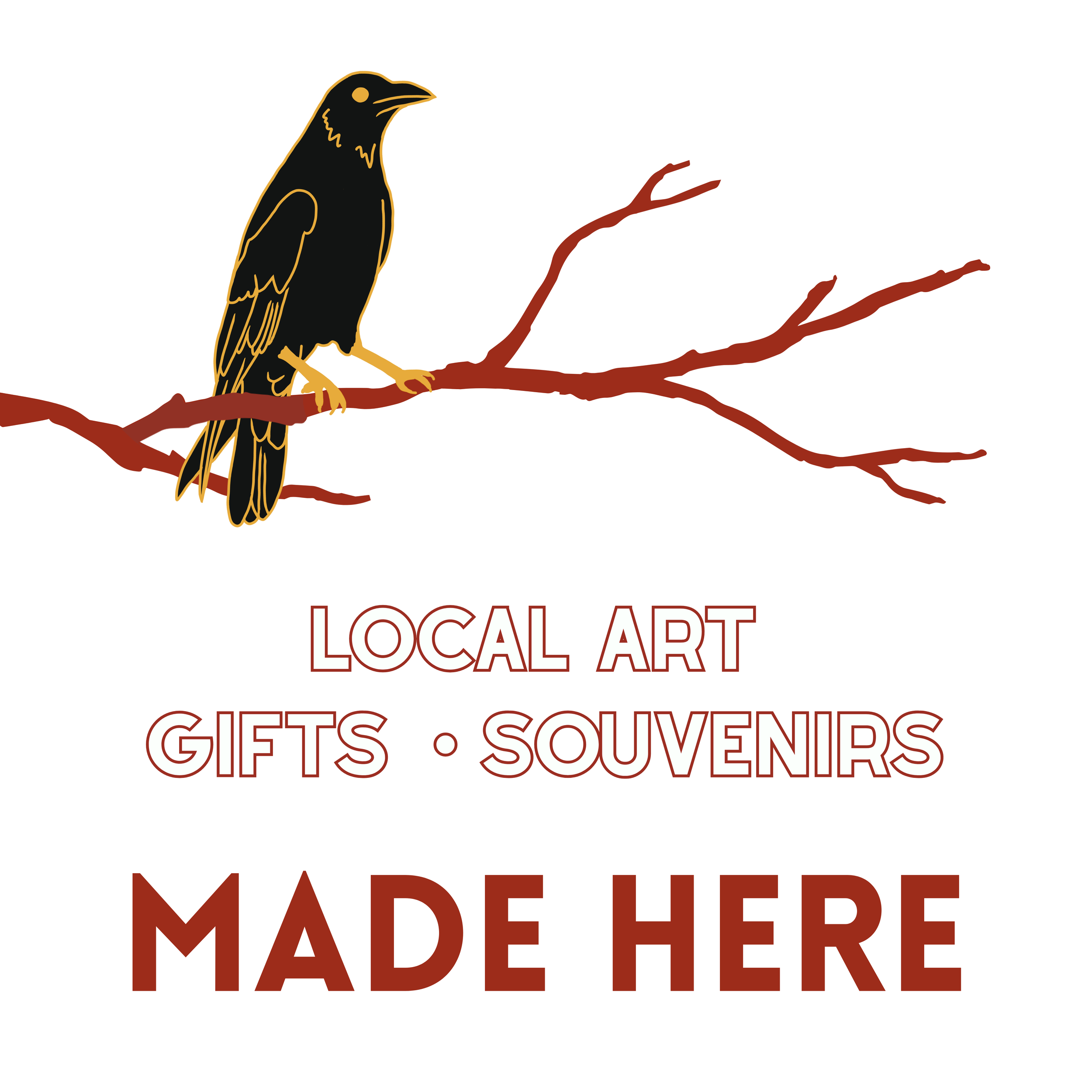 Local art gifts souvenirs made here